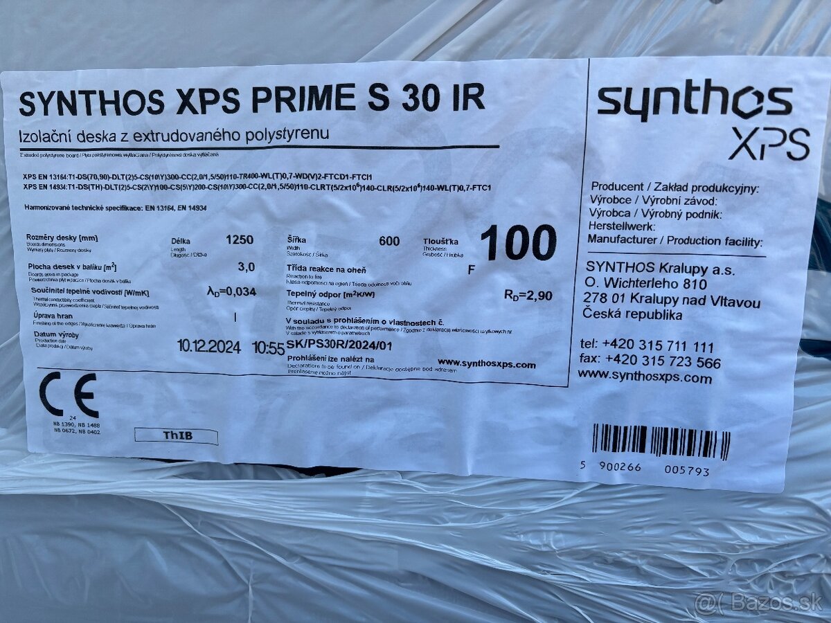 XPS / Styrodur / Tvrdený Polystyrén