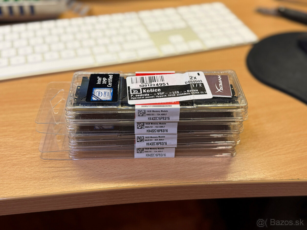 Operačná pamäť HyperX 16 GB 3200 MHz DDR4 CL16 Predator