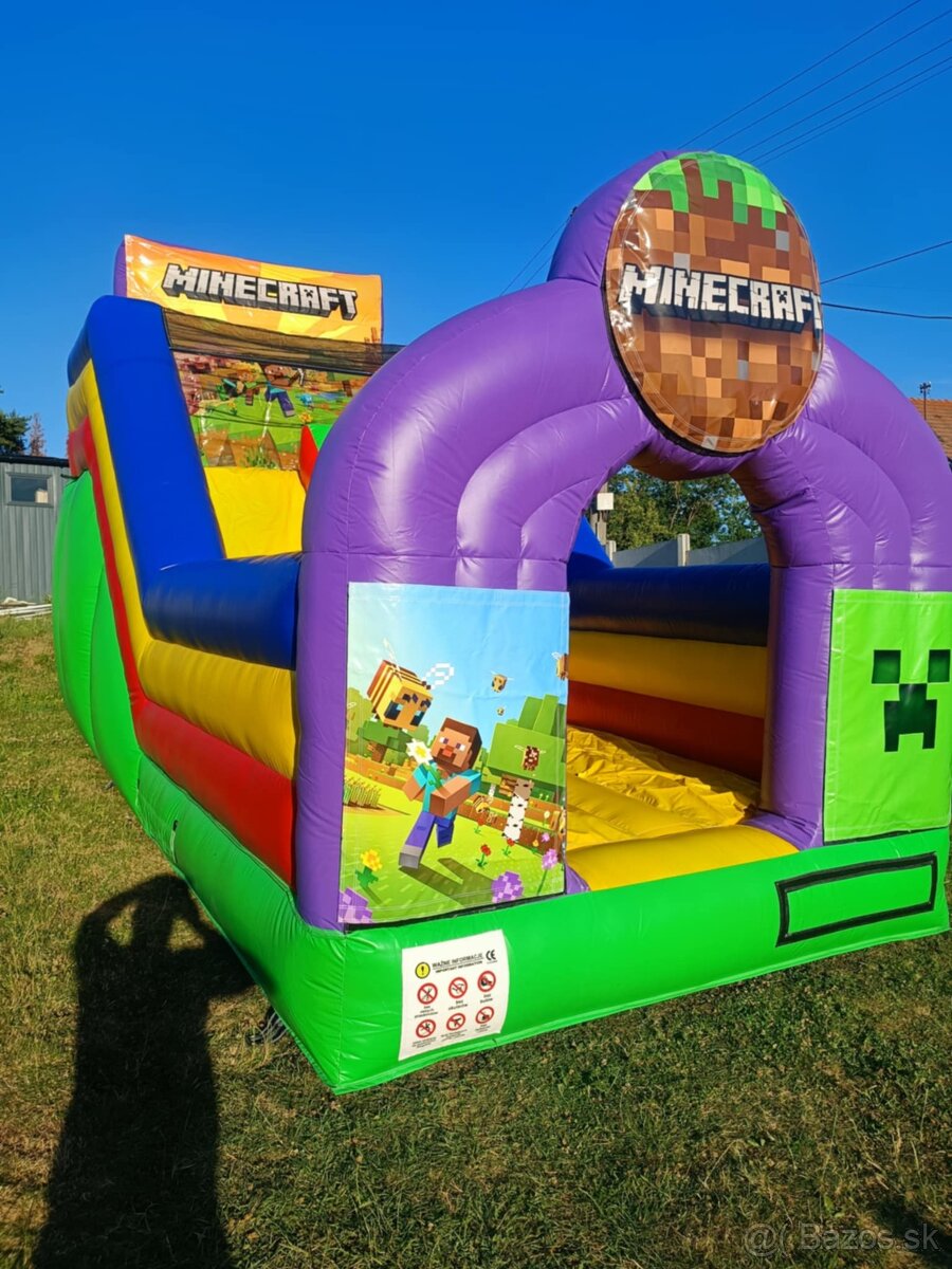 Predám nový skakaci hrad Minecraft