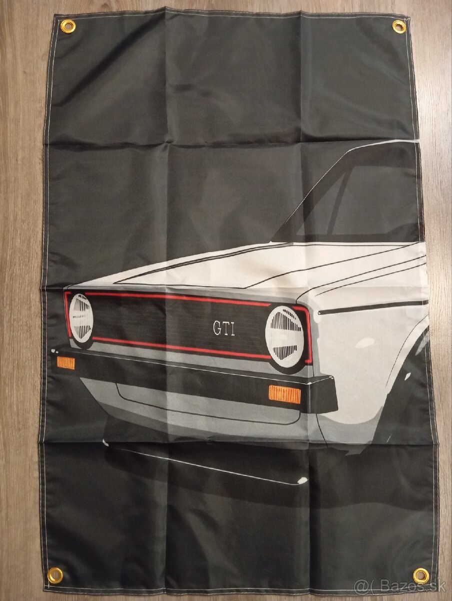 Vlajka VW Golf Mk 1 GTI