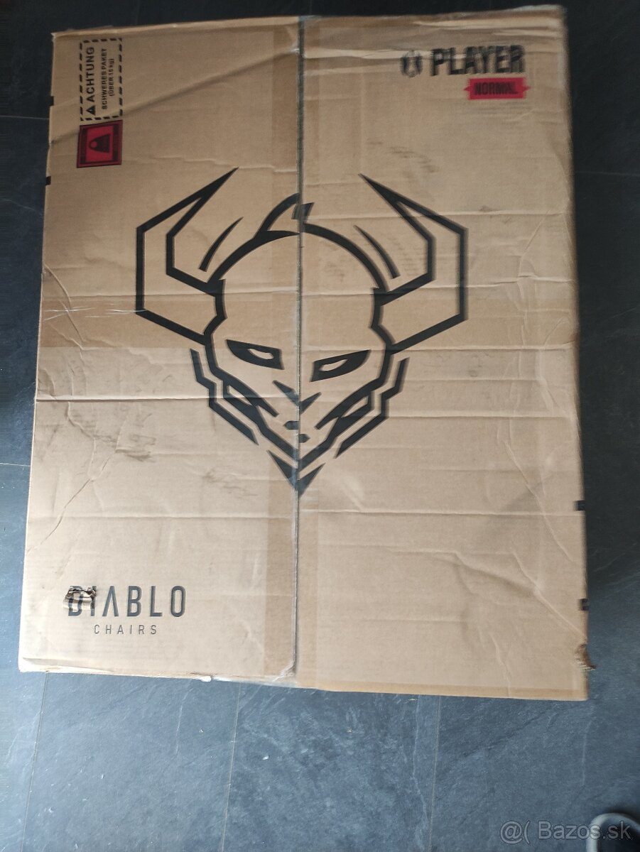 Predám Nové Herné kreslo Diablo Chairs X-Player 2.0 Normal