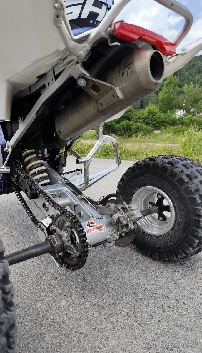 Ladený výfuk Suzuki LTR 450 WHITE BROS