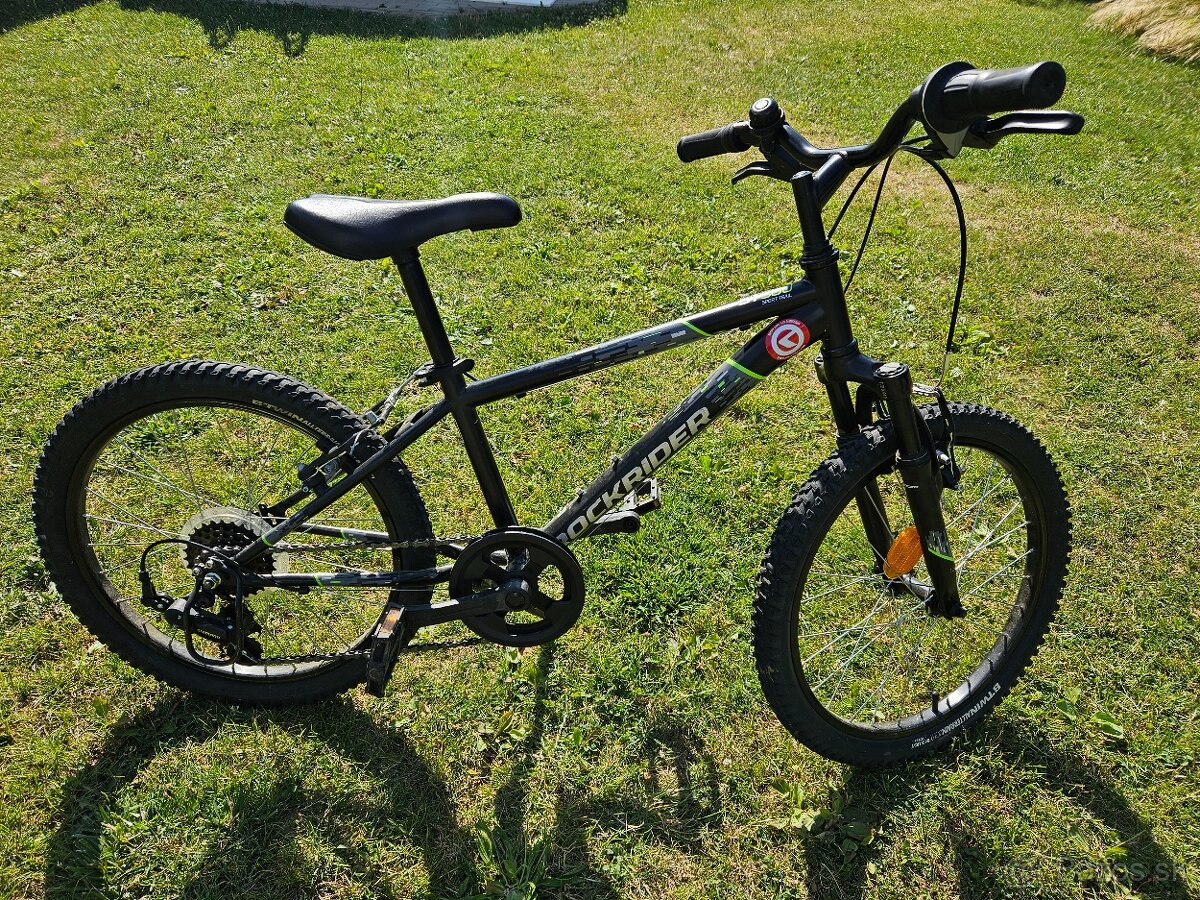 Detsky bicykel rockrider st 500 20 palcov