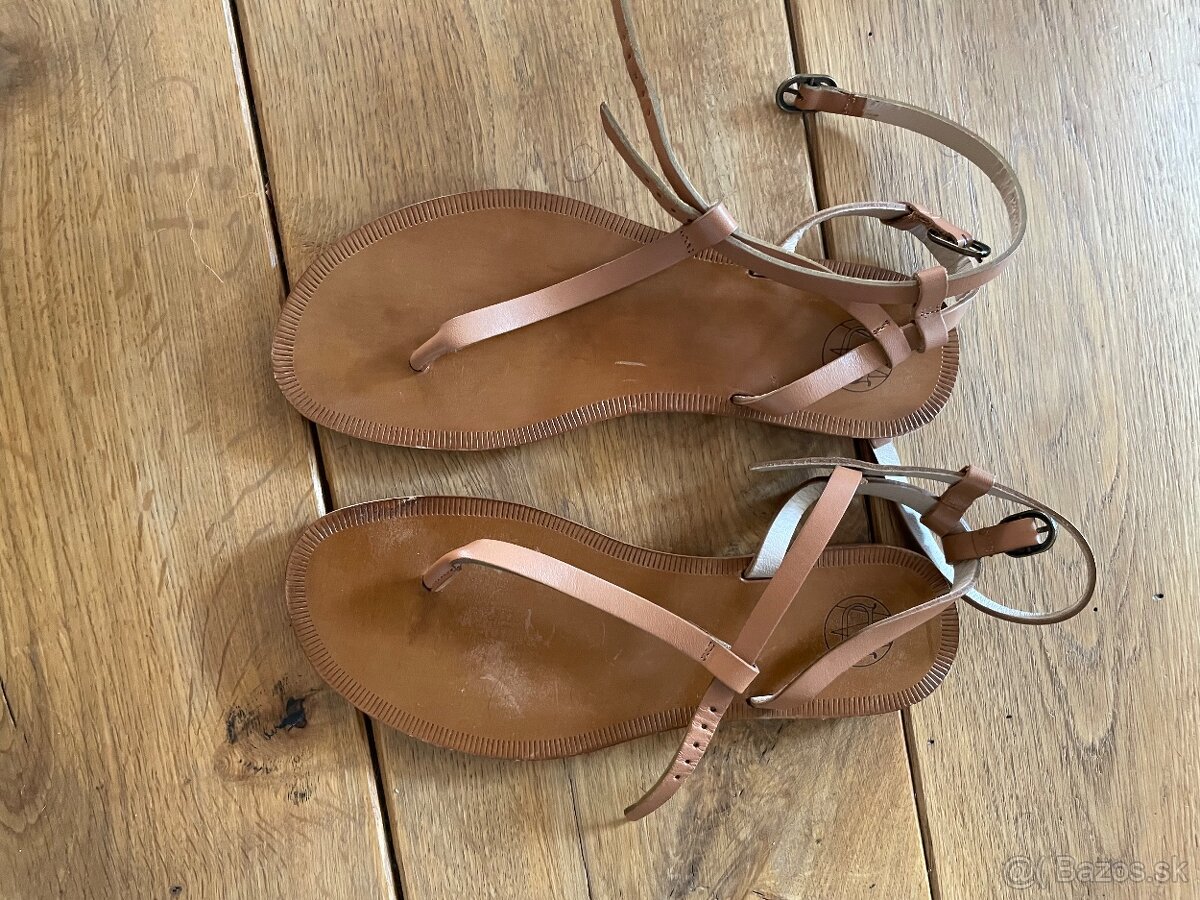 Massimo Dutti kožené sandále, nové , č 37