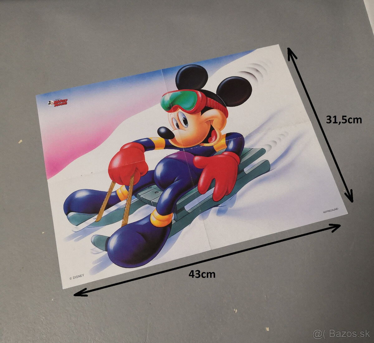 Retro plagáty original Walt Disney Mickey Mouse