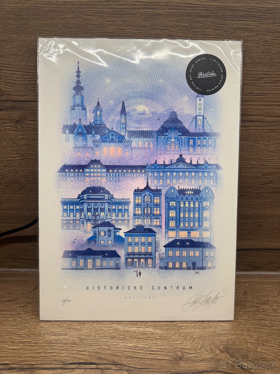 Predam Bratisla print/ grafika