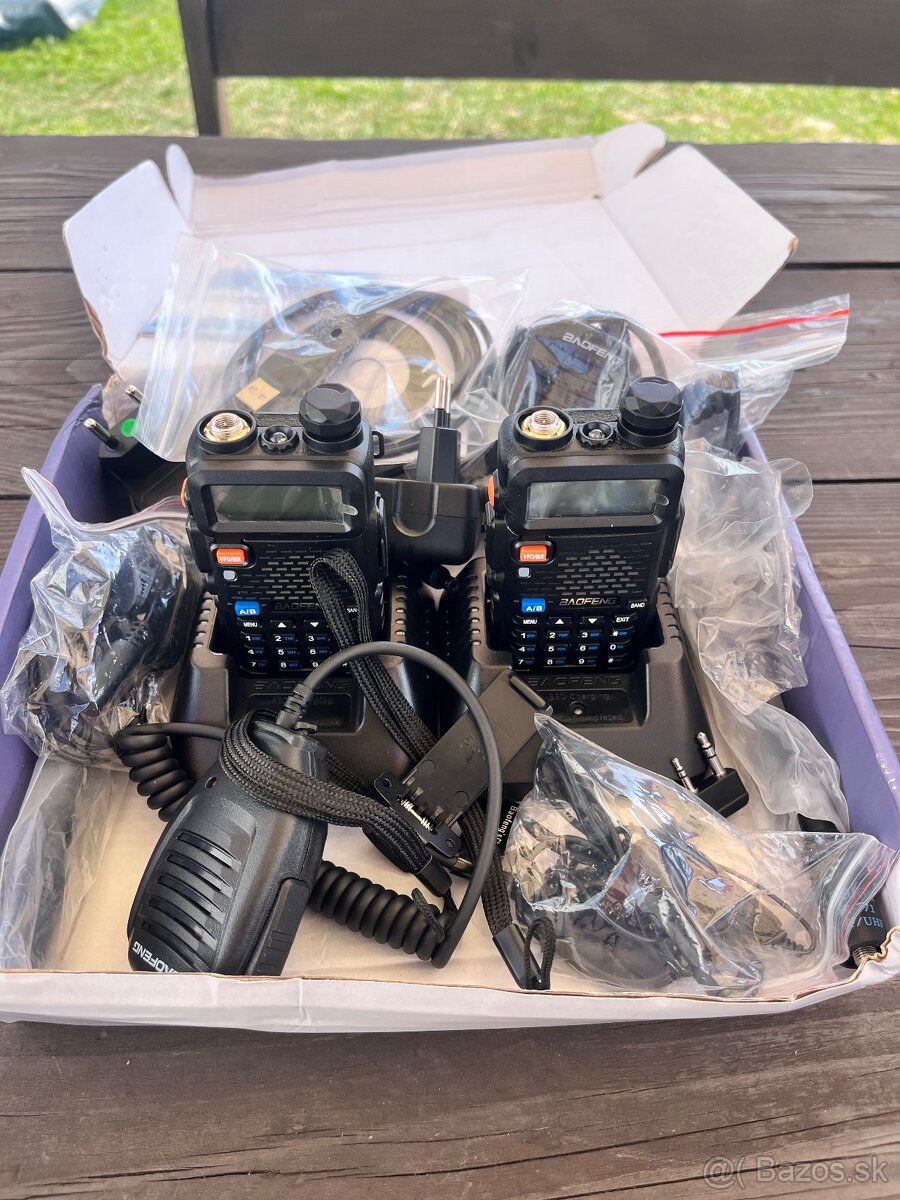 2x Vysielačka Baofeng UV-5R8W 15km