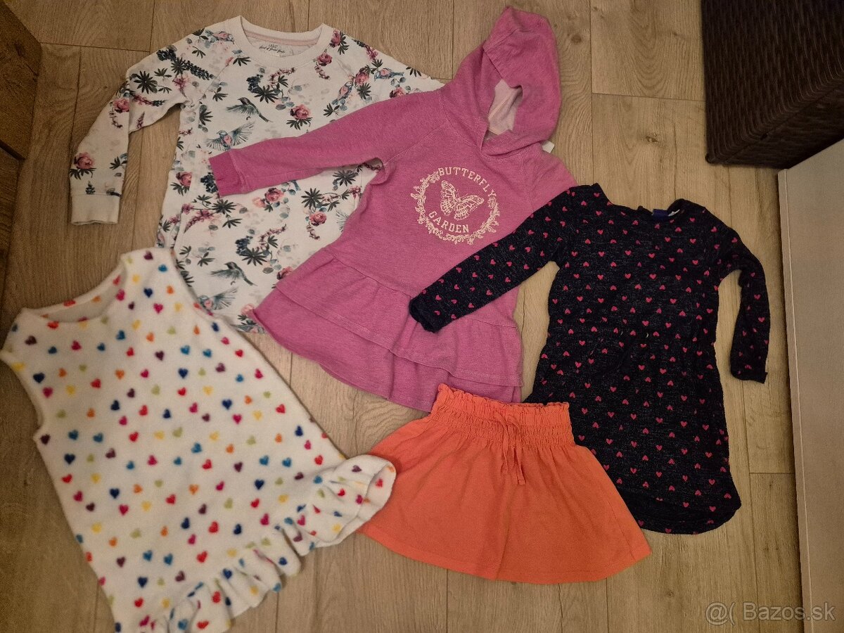 Balík dievčenské šaty 98-104