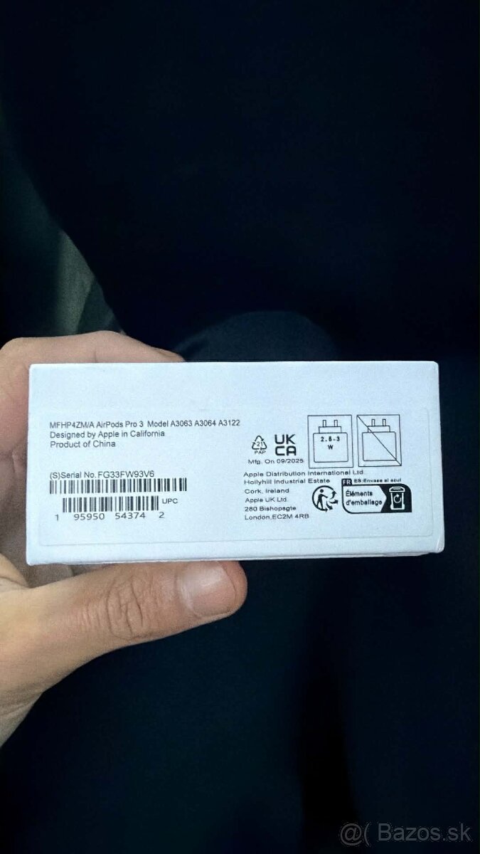 Predám úplne nové Apple air pods 3 generation