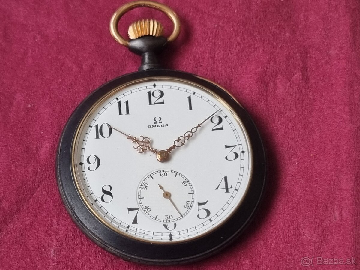 Vreckové hodinky,Omega,brunír.