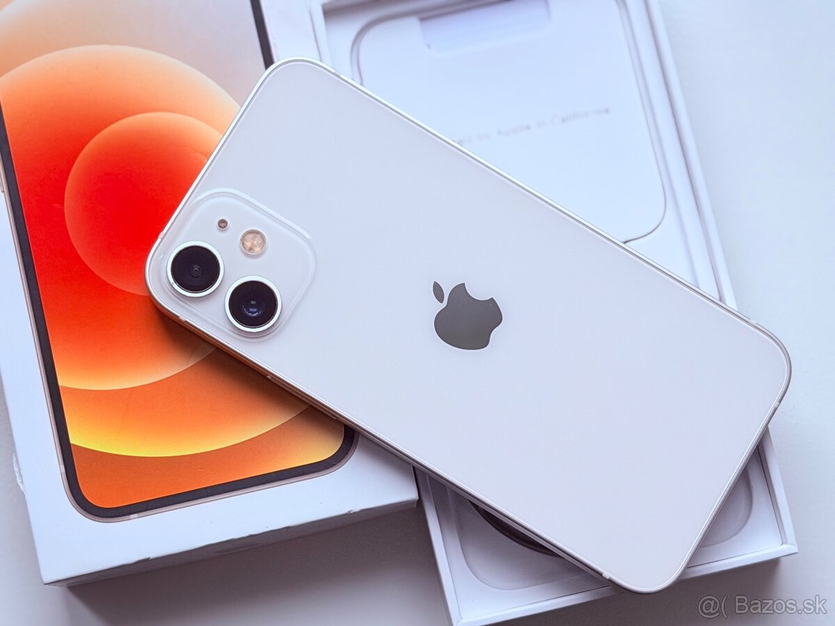 iPhone 12 Mini White BATERIE 100% TOP