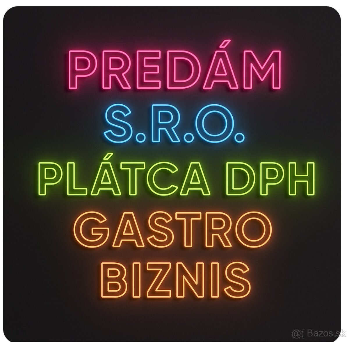 Predám sro platca dph gastro