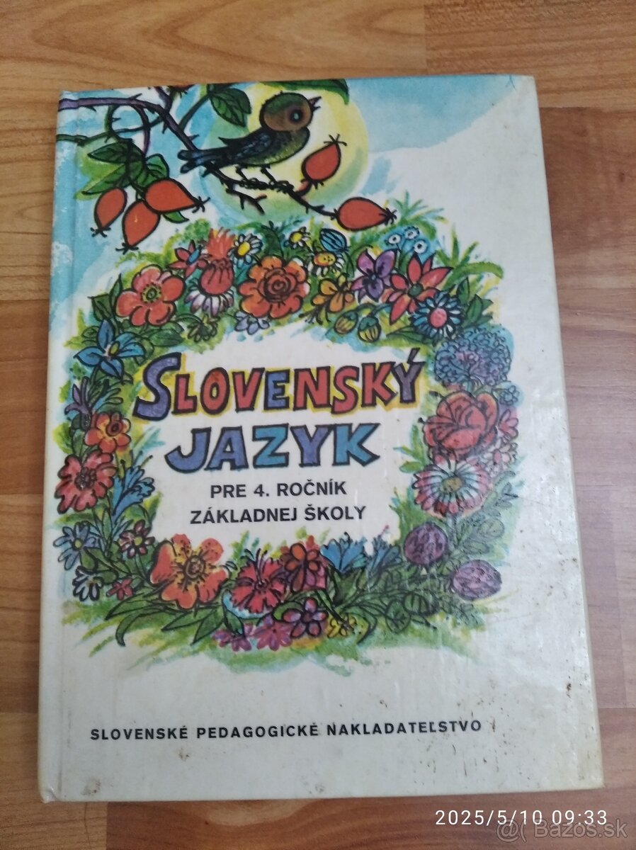 Retro ucebnica 1978 Slovensky jazyk