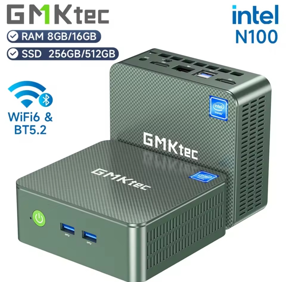Mini PC GMKtec G3 Intel N100 16GB RAM + 512GB SSD