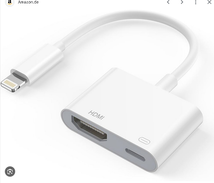 Redukcia Lightning → HDMI + Lightning