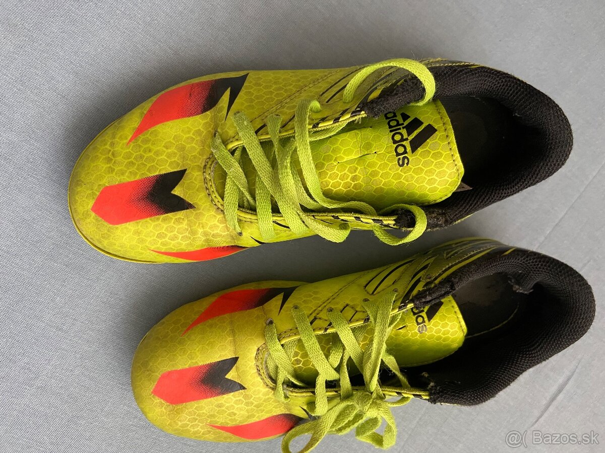 kopačky detské modré a žlté