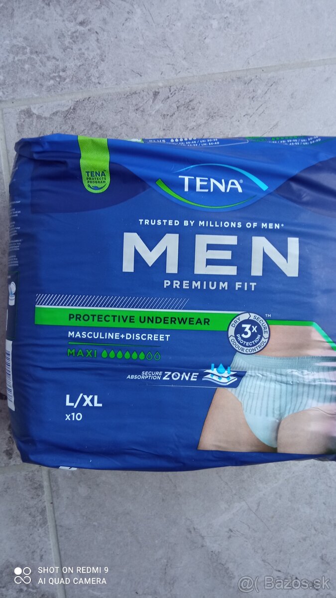 PLIENKOVÉ NOHAVIČKY TENA MEN