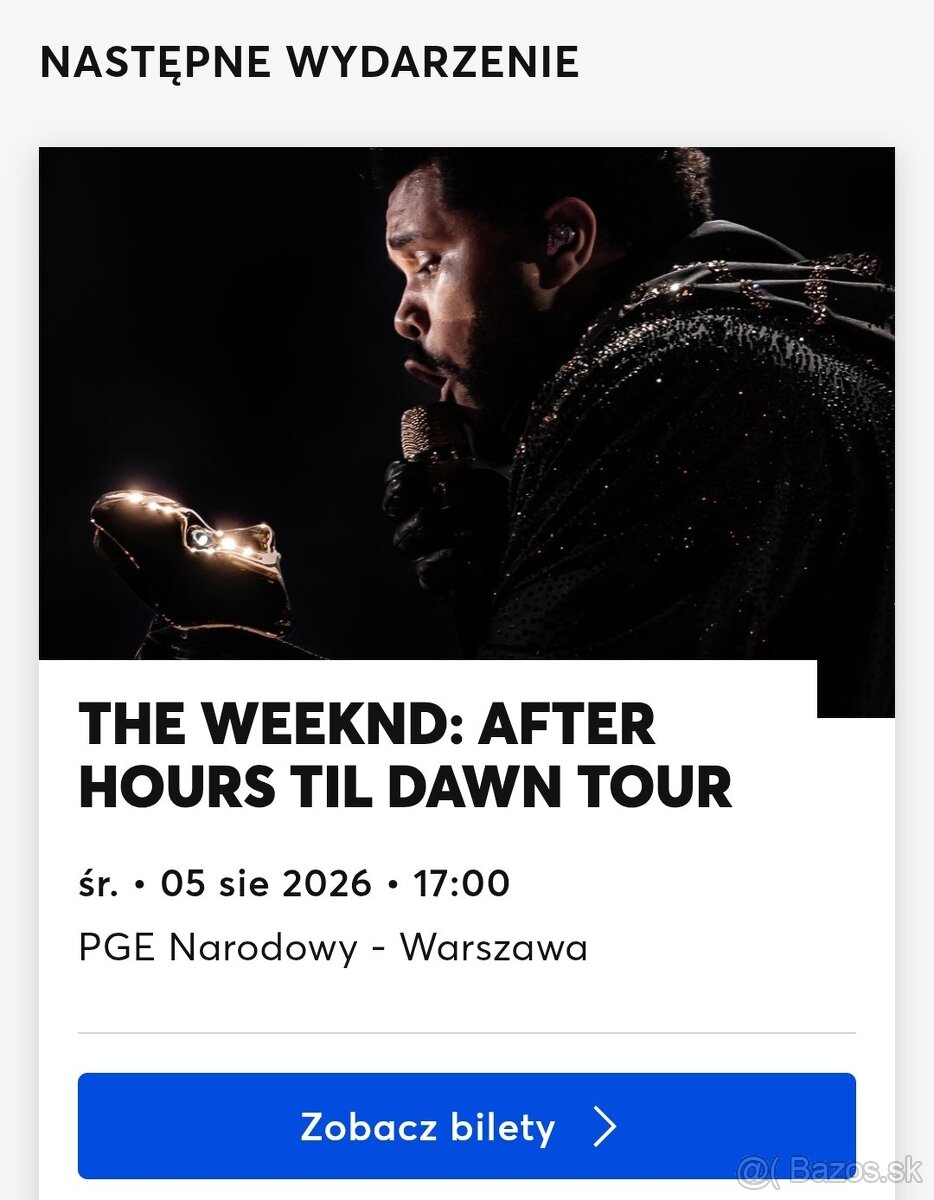 The Weeknd Varšava
