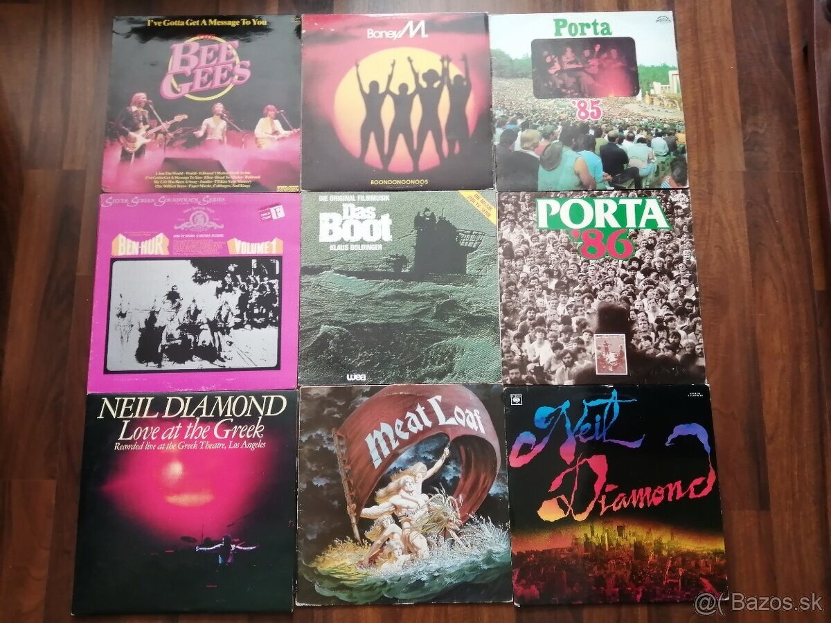 LP PLATNE POP,ROCK VÁZNA HUDBA,OPERA+STABILIZÁTOR