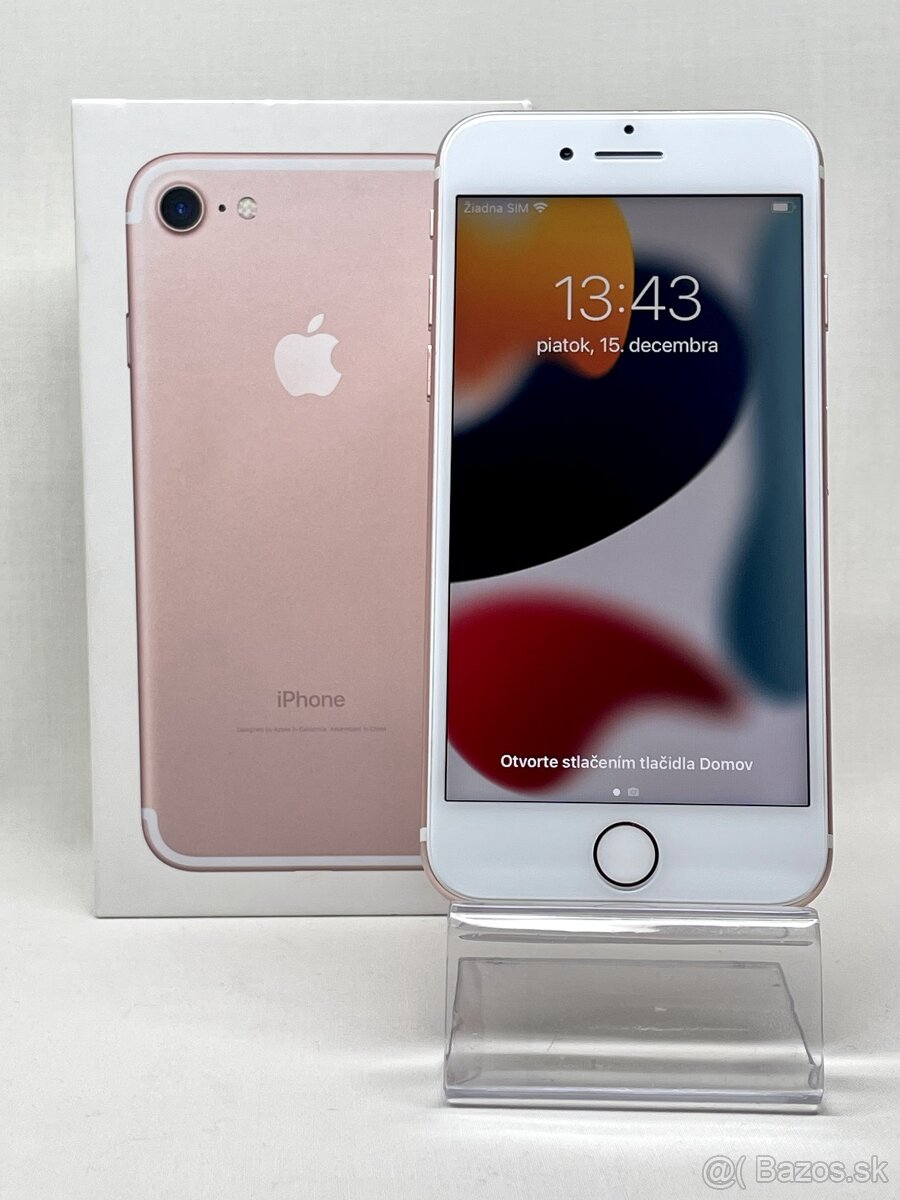 Apple iPhone 7 32 GB Rose Gold - 100% Zdravie batérie