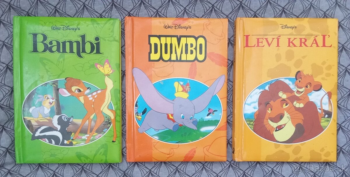 Walt Disney: Bambi, Dumbo, Leví kráľ