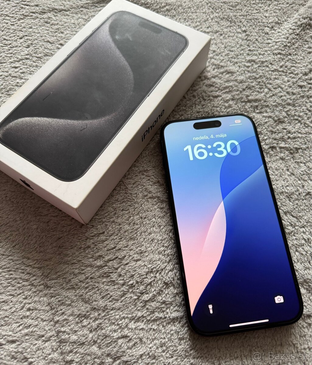 iPhone 15 Pro, Black Titanium