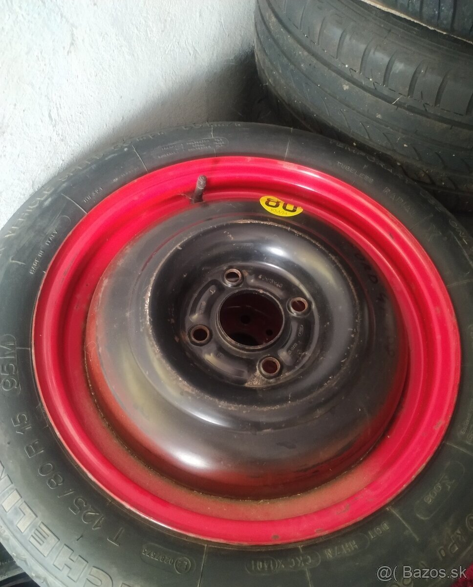 Tenka dojazdova rezerva 4x108 R15 Ford