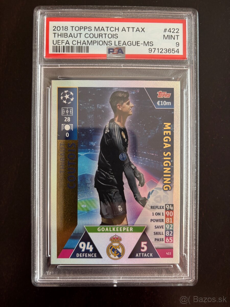 Futbalová Karta - Thibaut Courtois PSA9