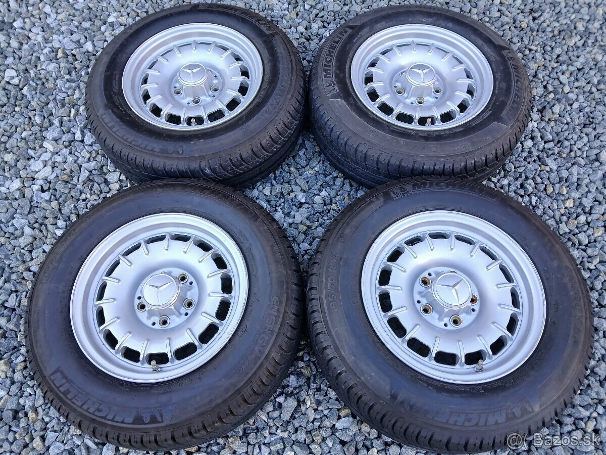Predám originál retro kolesá MERCEDES BAROKO R14.