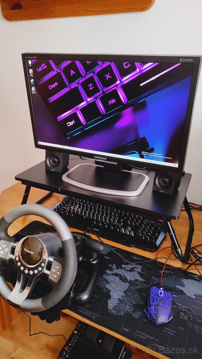 Herná Pc zostava + volant s pedálmi
