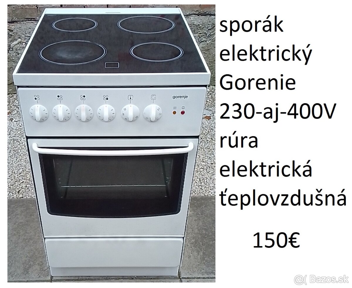 predám sporák aj s káblom rovno do zásuvky 230V
