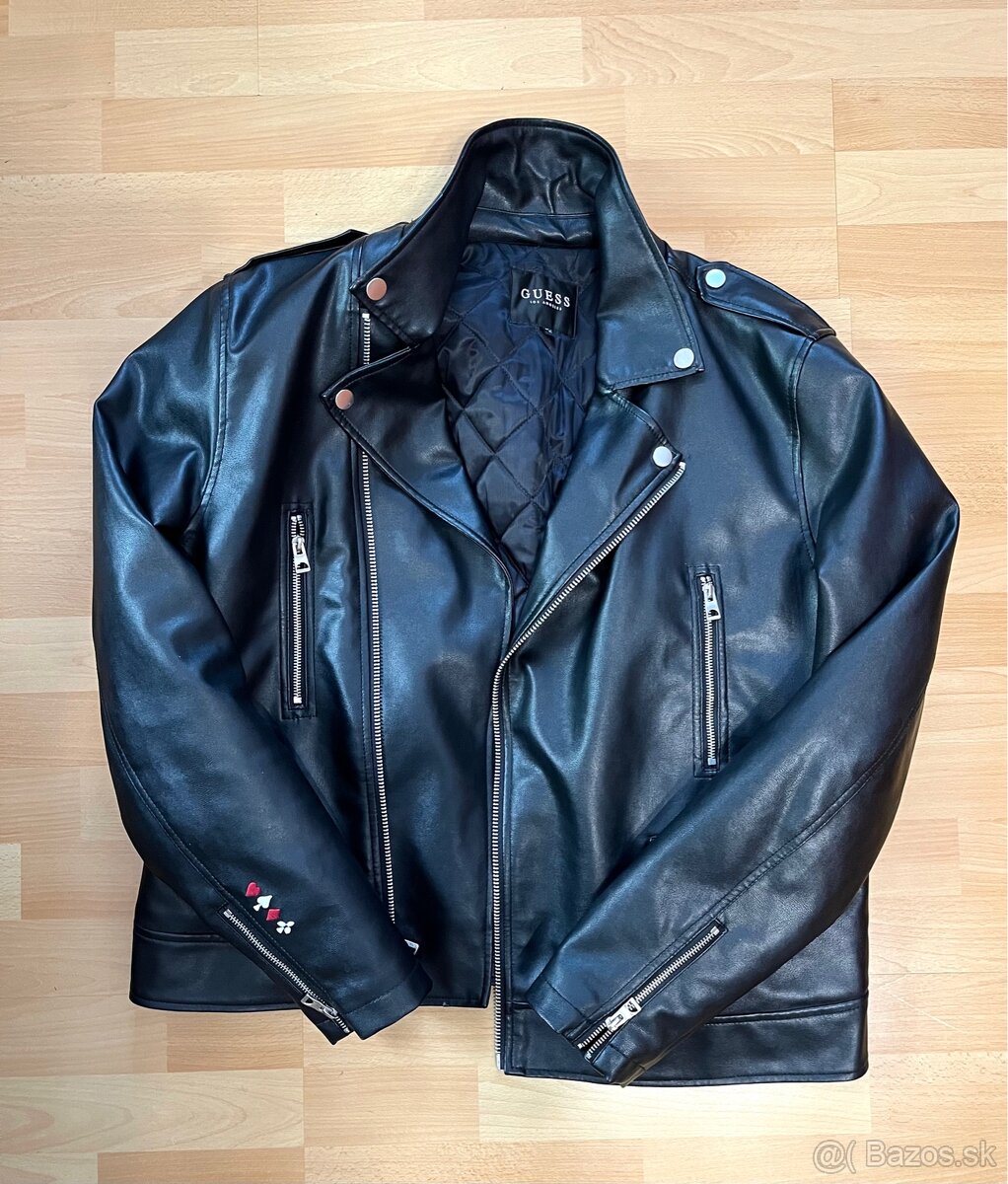 Kožená bunda Guess