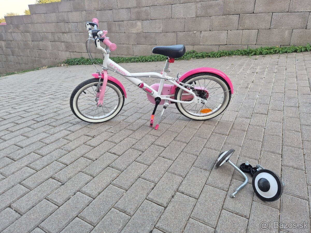 16" dievčenský bicykel BTWIN 500 Docto Girl