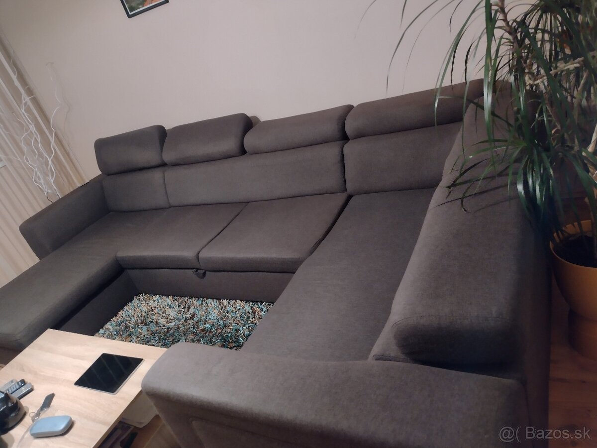 Sedacia súprava tvaru U