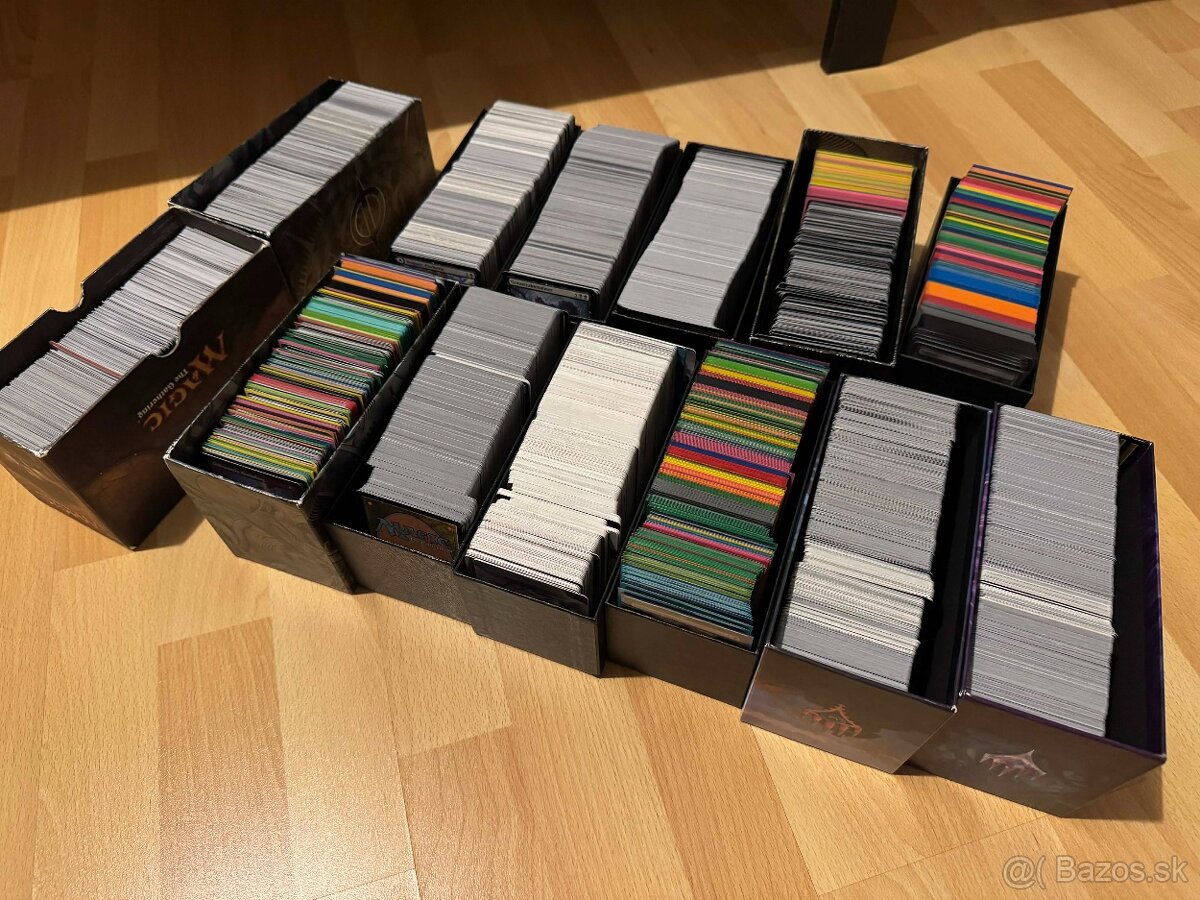 Predam tuto kopu kariet MTG rozny stav rozny jazyk