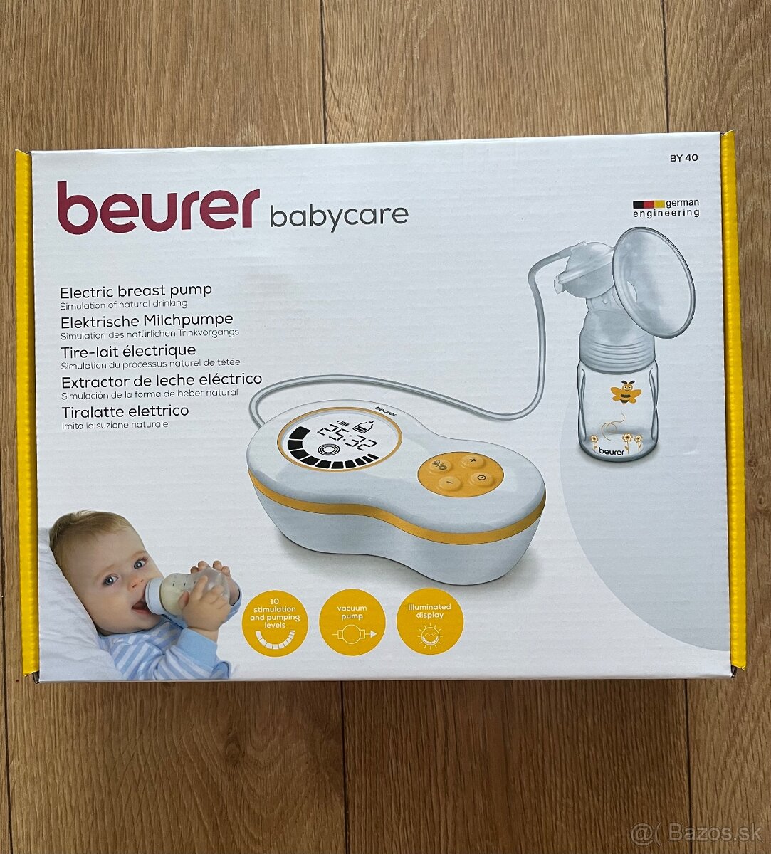 Elektrická odsávačka mlieka