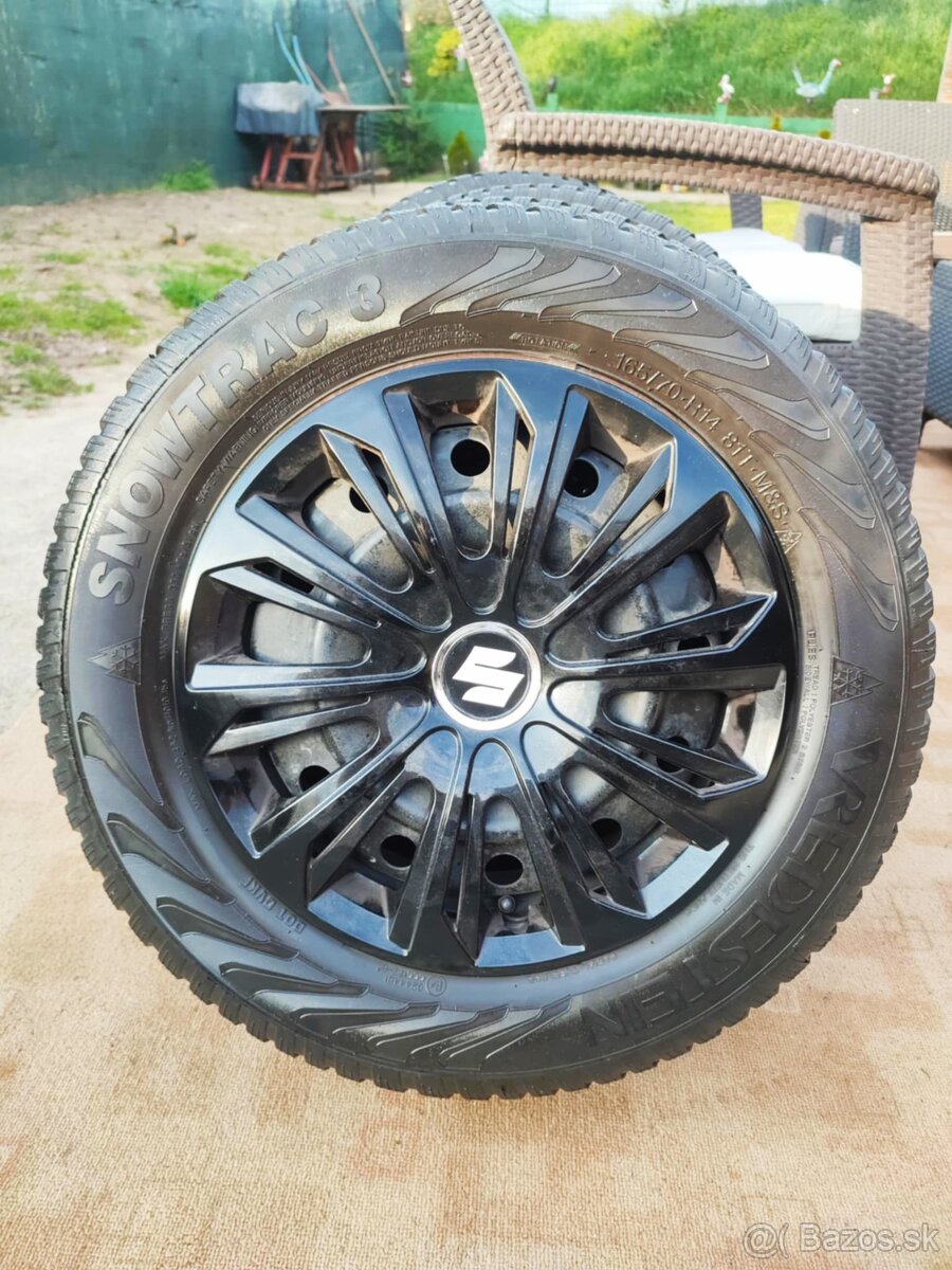 KOLESA SO ZIMNYMI GUMAMI 165/70 R14