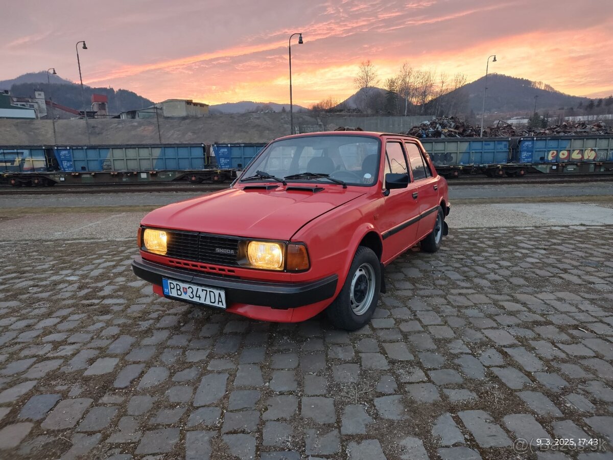 Škoda 105L 44000 km uloženka z garaze