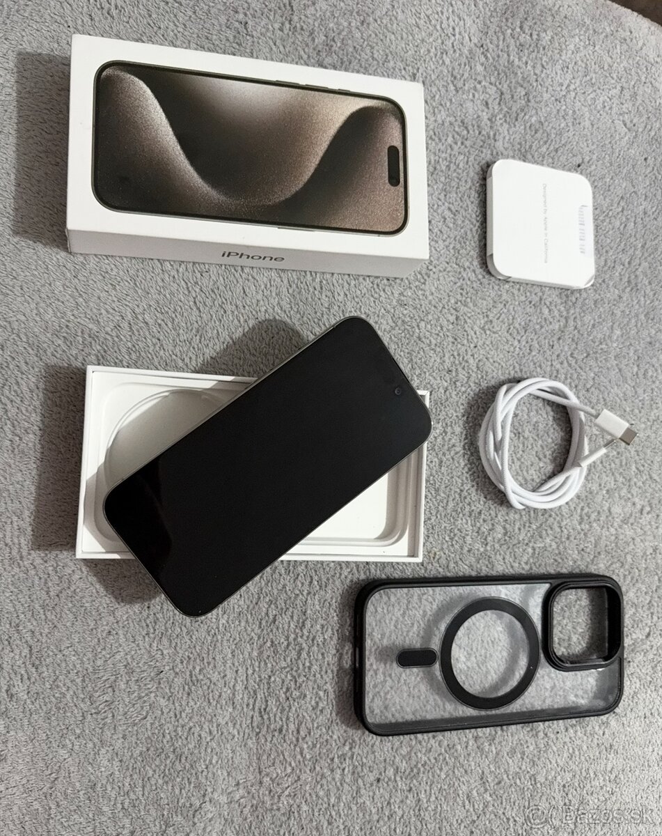 Predám Apple iPhone 15 PRO 128GB Natural Titán Stav Nového