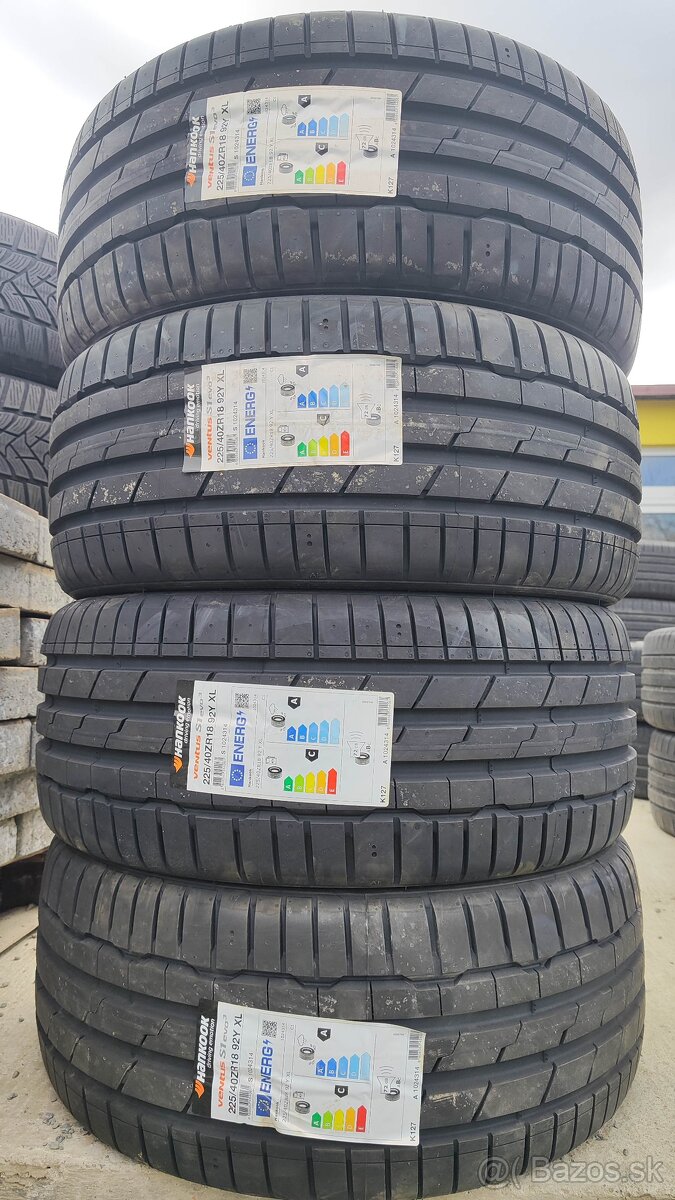 225/40 R18 Hankook nové letné pneumatiky - sada