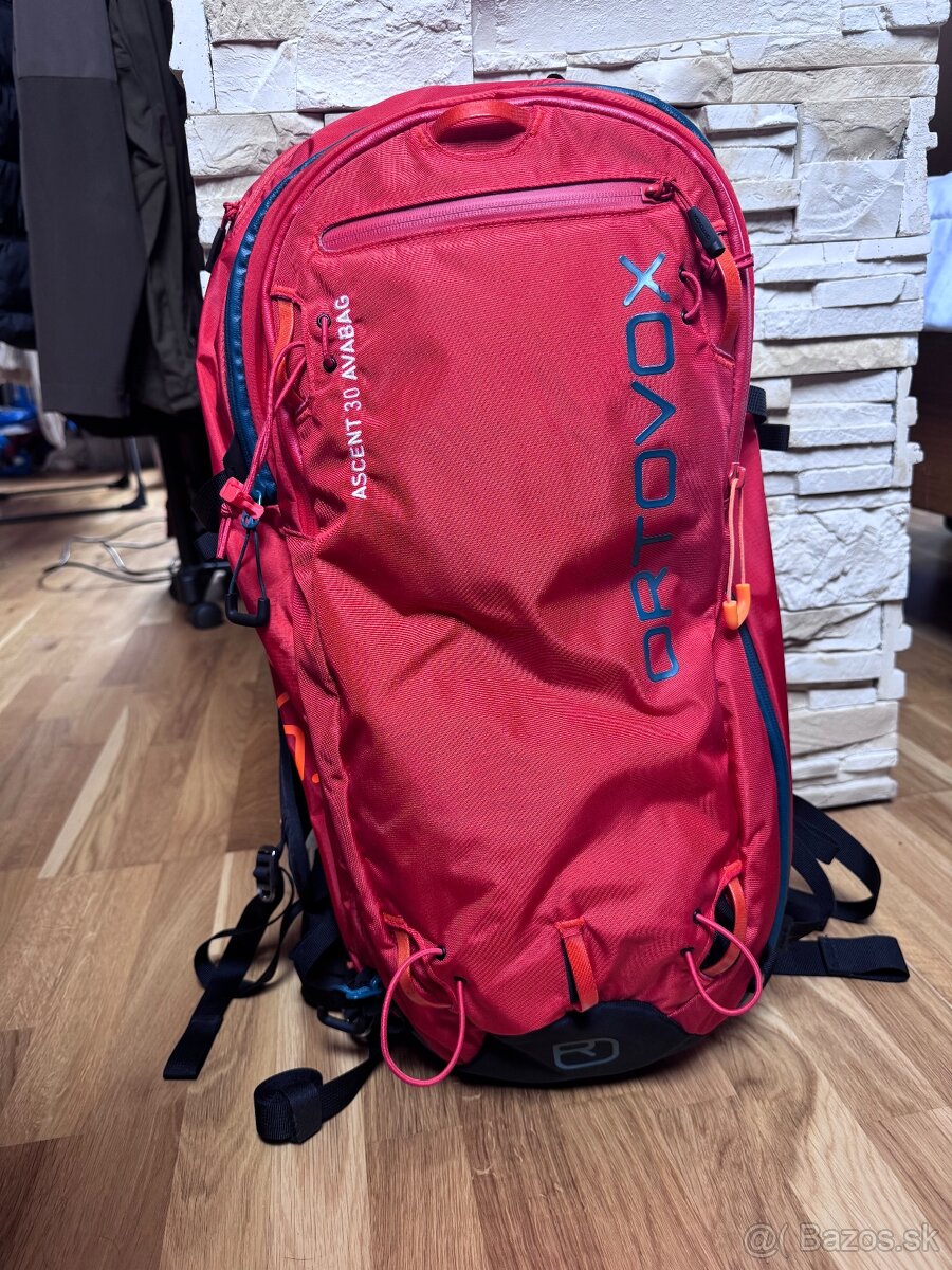 Lavínový batoh ORTOVOX AVABAG ASCENT 30+karbonová kartuša