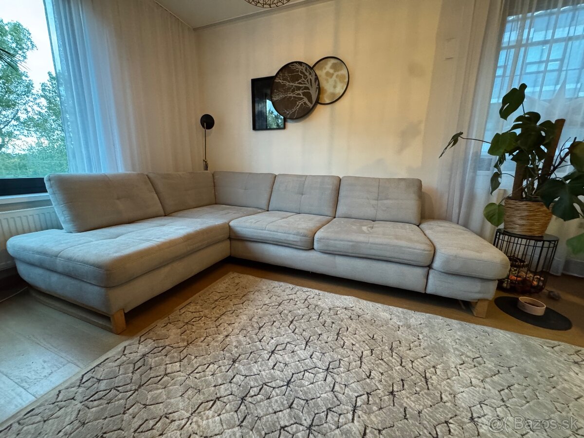 Rohová rozkladacia sedačka