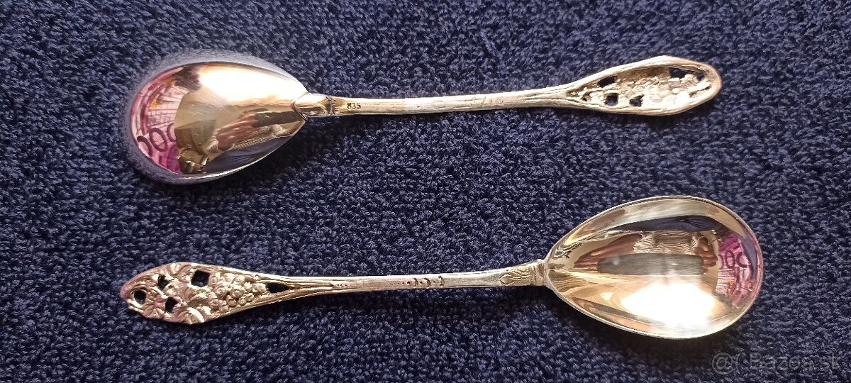 Investičné Striebro –zmrzlinové lyžičky-Nemecko-63,3g