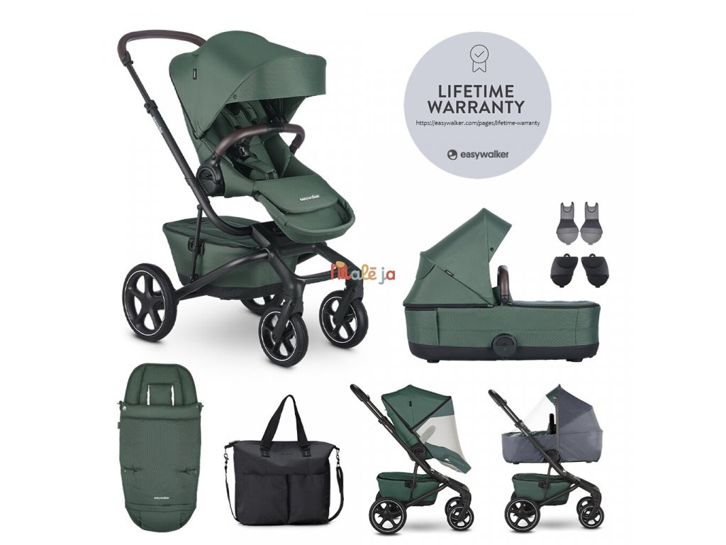 EASYWALKER Jimmey Pine Green set XXL + KIDDY Evoluna 2