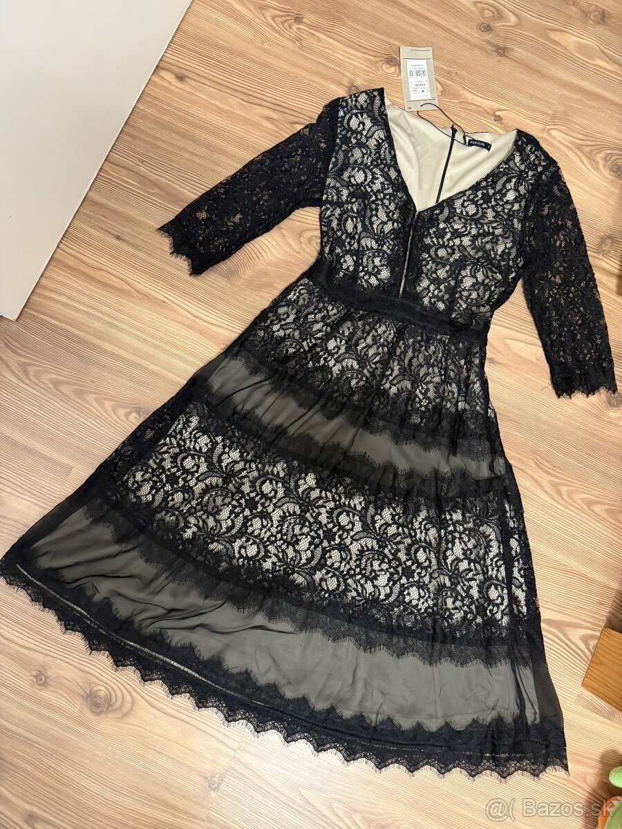Čierne čipkované šaty NOVÉ