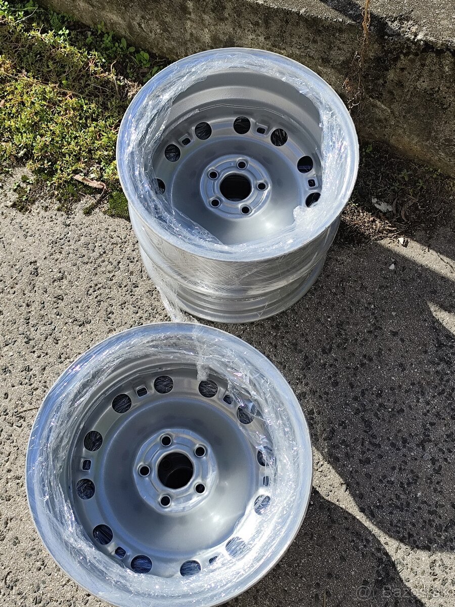 5x100 R15 plechové disky