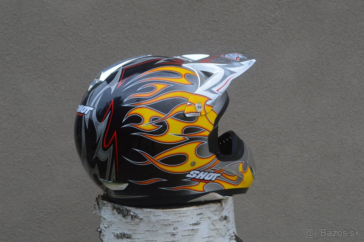 detská prilba okuliare shot pre štvorkolku pitbike