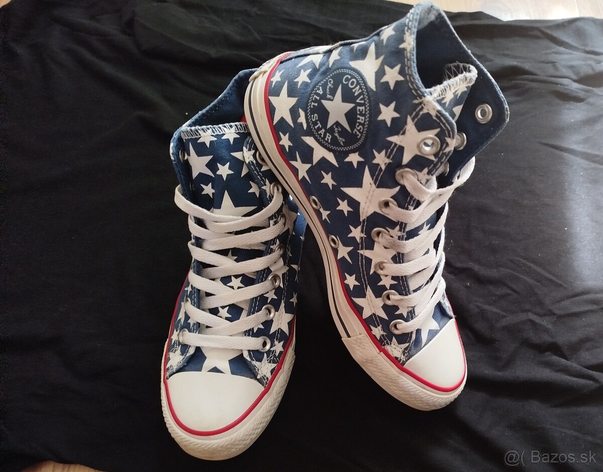 Converse Chuck Taylor All Star – modré, ako nové (37,5 EU)