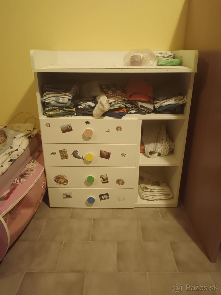 IKEA prebalovaci pult