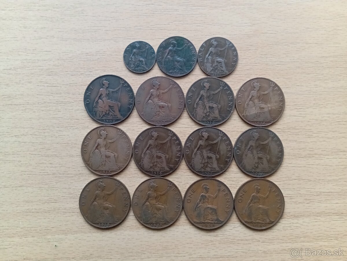 Britské staré mince 1